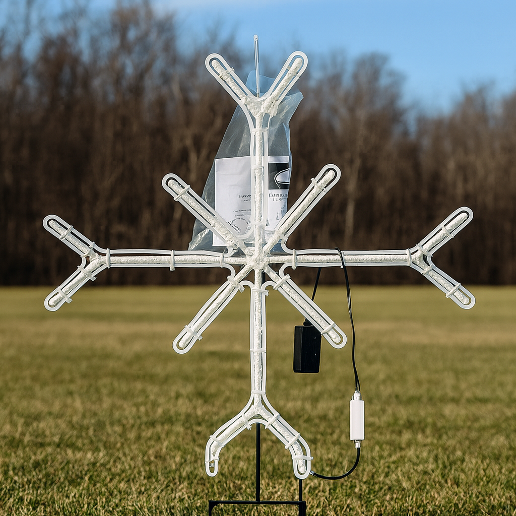 Medium Snowflake Sculpture